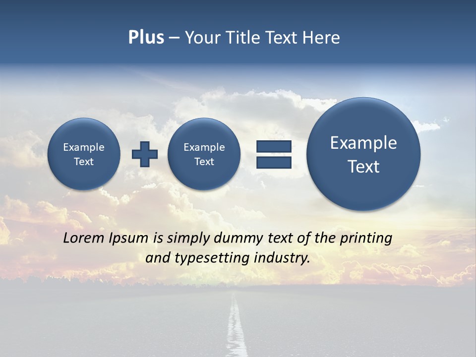 Freeway Side Travel PowerPoint Template