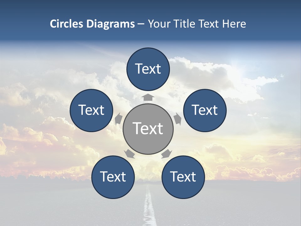 Freeway Side Travel PowerPoint Template