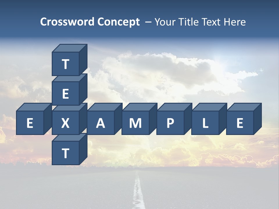 Freeway Side Travel PowerPoint Template