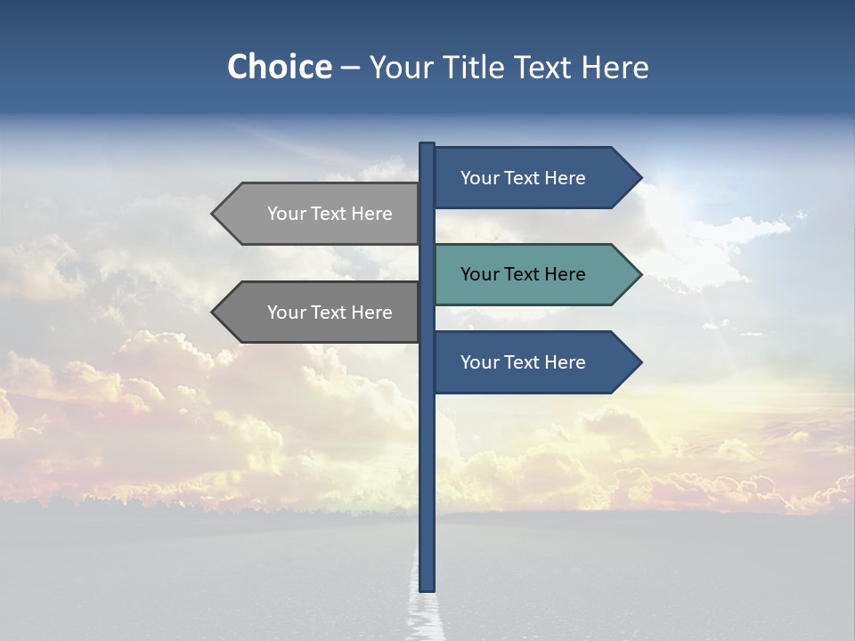 Freeway Side Travel PowerPoint Template