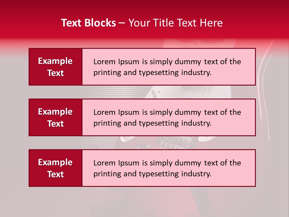Bar Music Loud PowerPoint Template