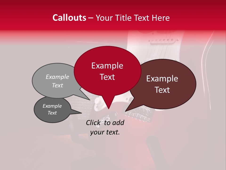 Bar Music Loud PowerPoint Template