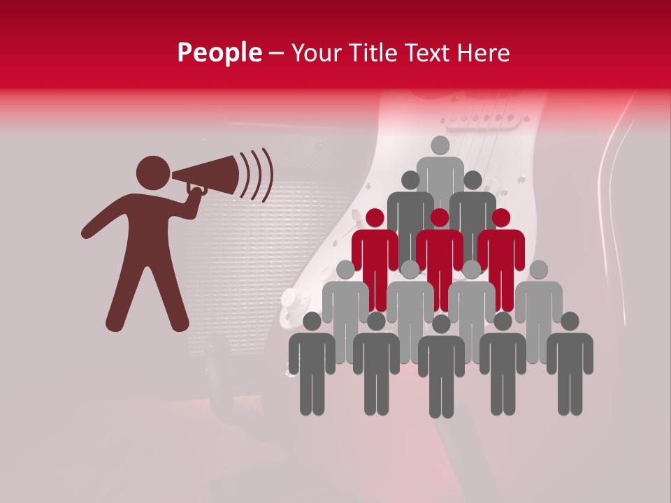 Bar Music Loud PowerPoint Template