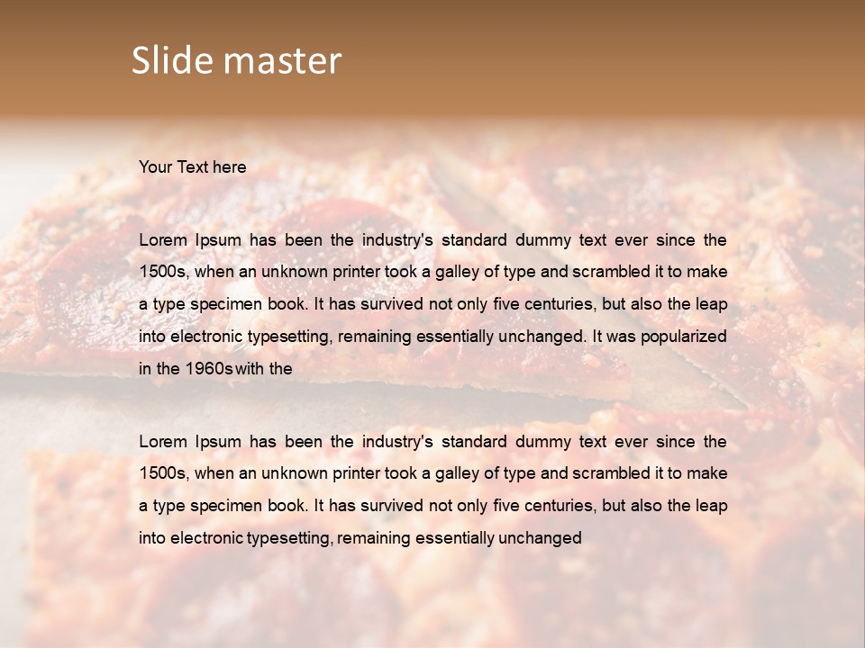 Junk Slice Stone PowerPoint Template