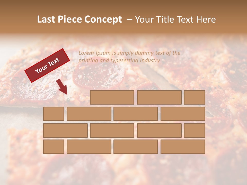 Junk Slice Stone PowerPoint Template