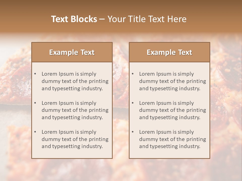 Junk Slice Stone PowerPoint Template