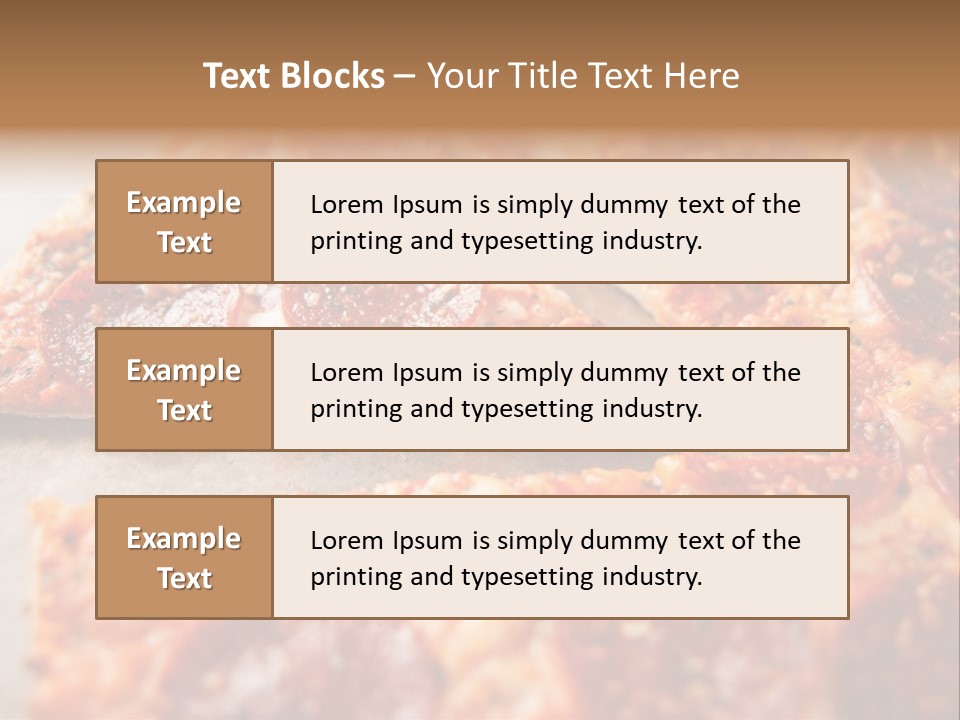 Junk Slice Stone PowerPoint Template