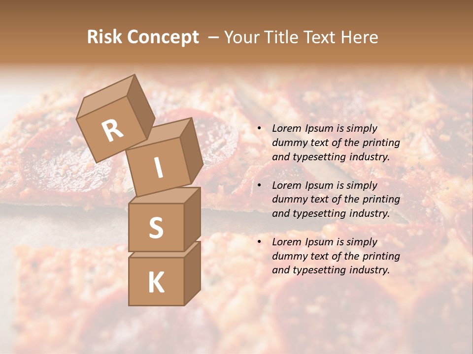 Junk Slice Stone PowerPoint Template