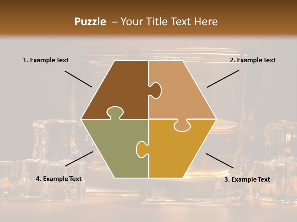 Whisky Cocktail Orange PowerPoint Template