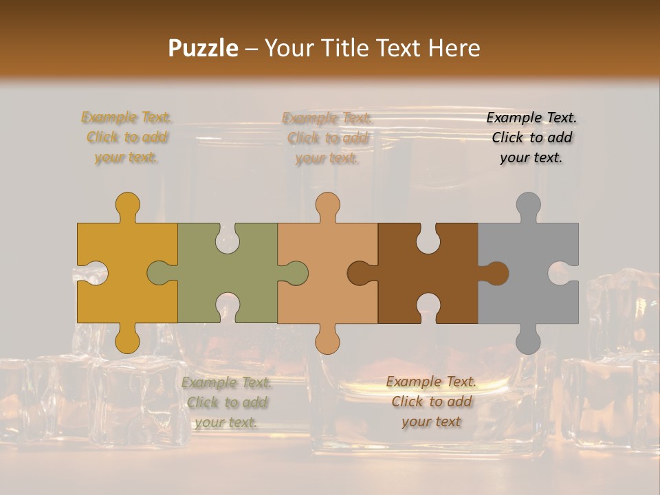 Whisky Cocktail Orange PowerPoint Template