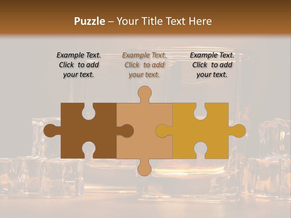 Whisky Cocktail Orange PowerPoint Template