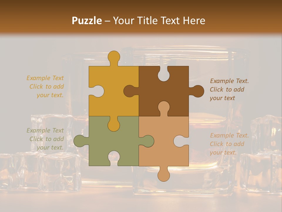 Whisky Cocktail Orange PowerPoint Template