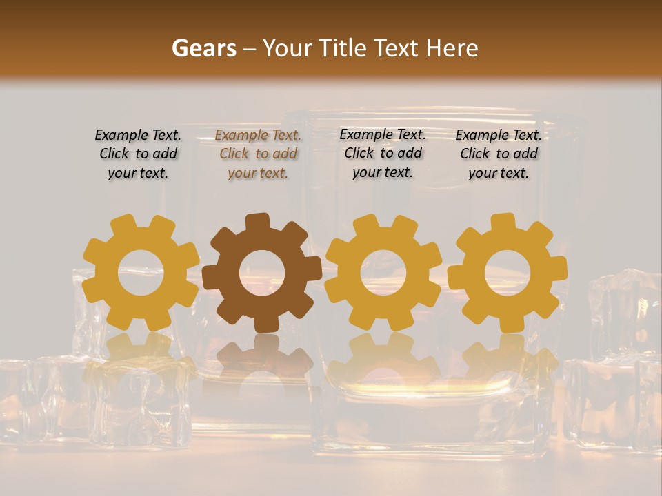 Whisky Cocktail Orange PowerPoint Template