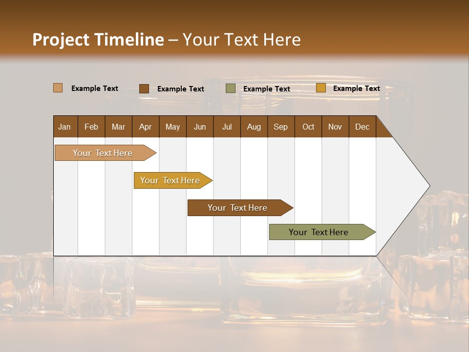 Whisky Cocktail Orange PowerPoint Template