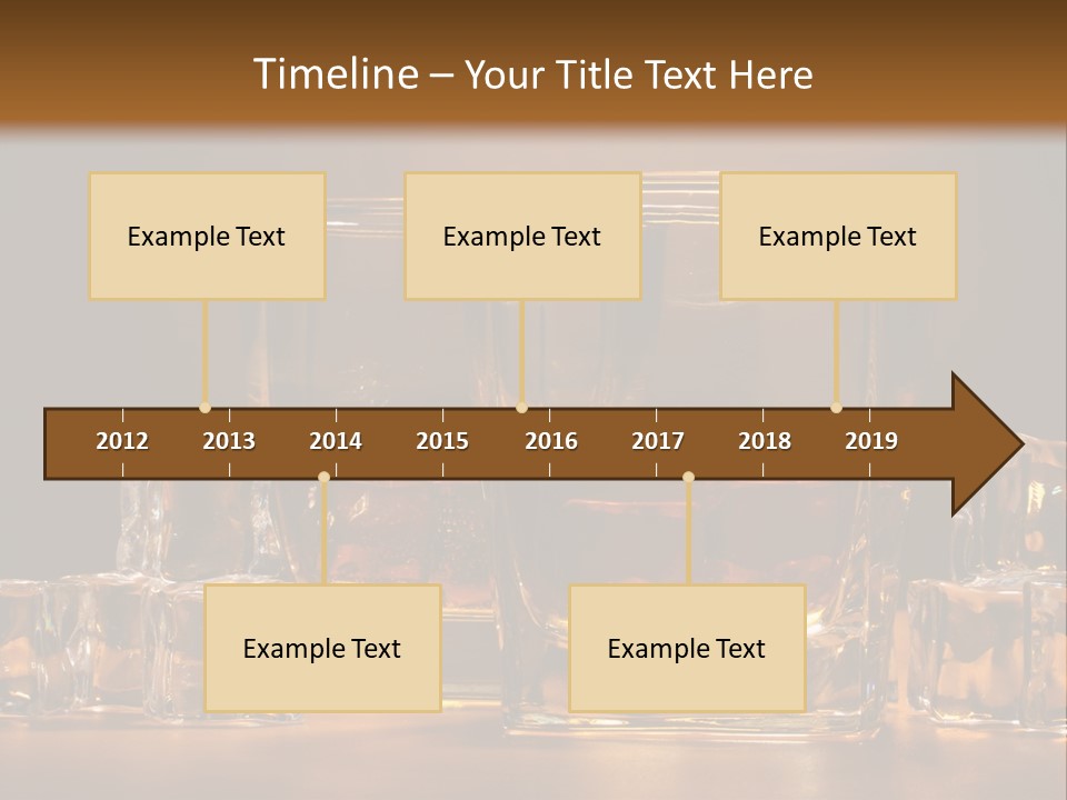 Whisky Cocktail Orange PowerPoint Template