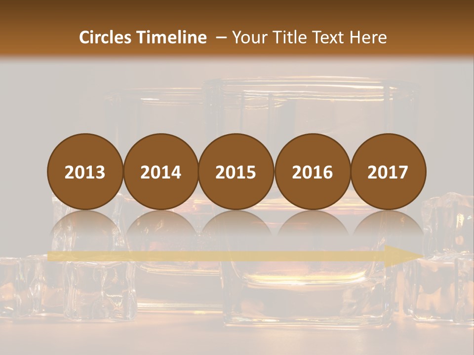 Whisky Cocktail Orange PowerPoint Template