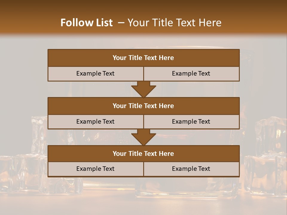 Whisky Cocktail Orange PowerPoint Template