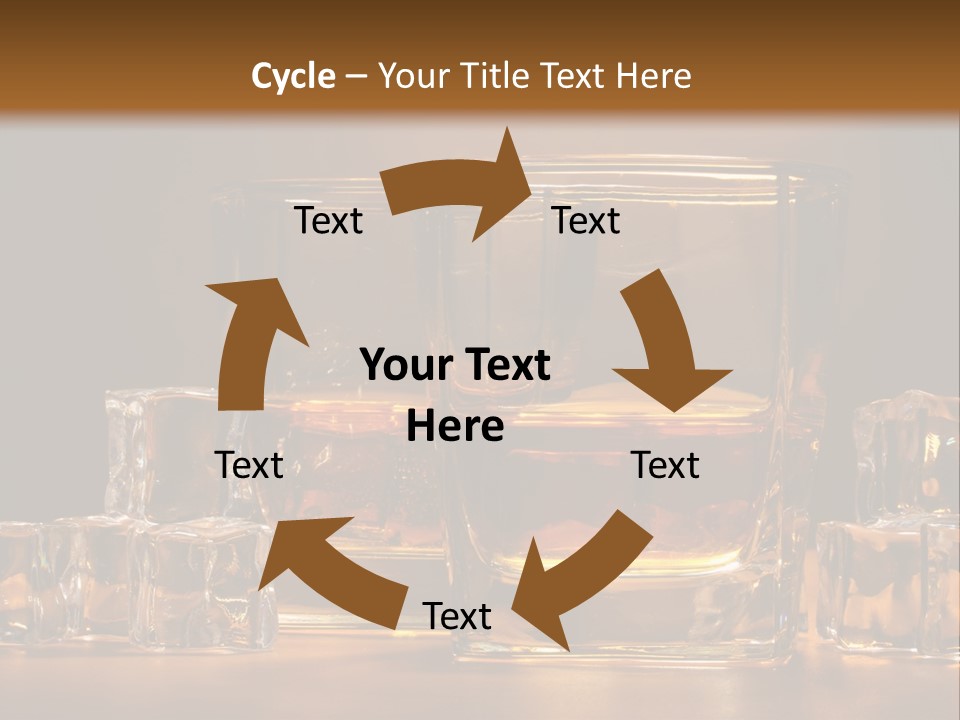 Whisky Cocktail Orange PowerPoint Template