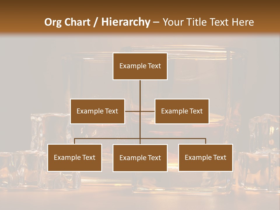 Whisky Cocktail Orange PowerPoint Template