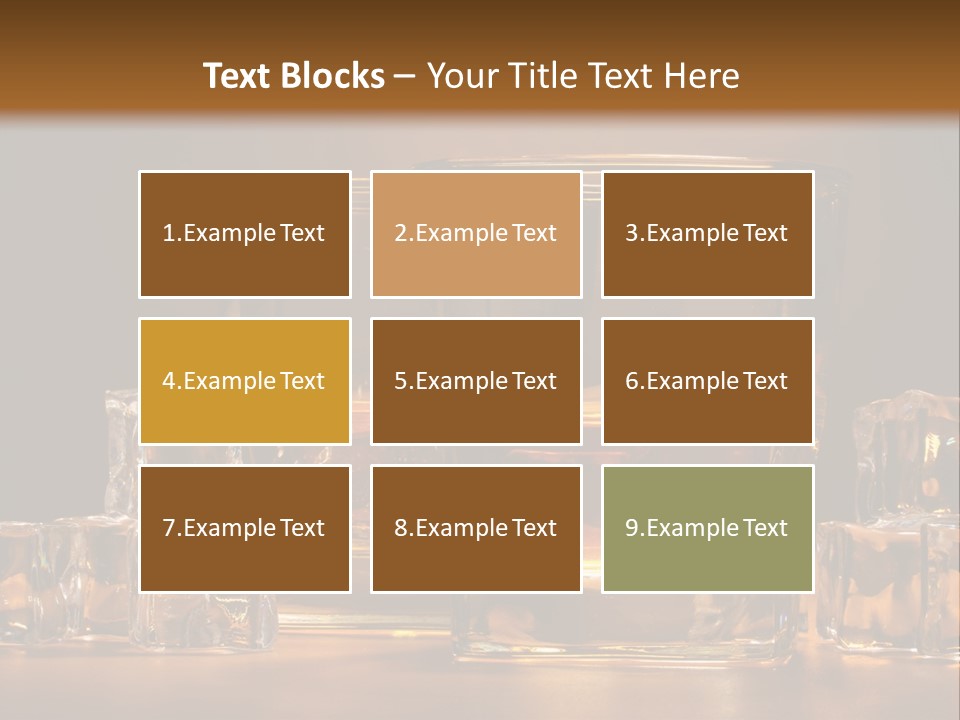 Whisky Cocktail Orange PowerPoint Template