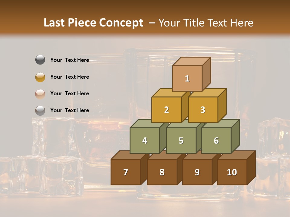 Whisky Cocktail Orange PowerPoint Template