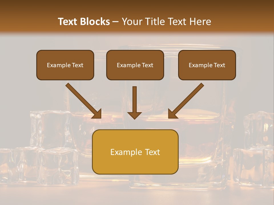 Whisky Cocktail Orange PowerPoint Template