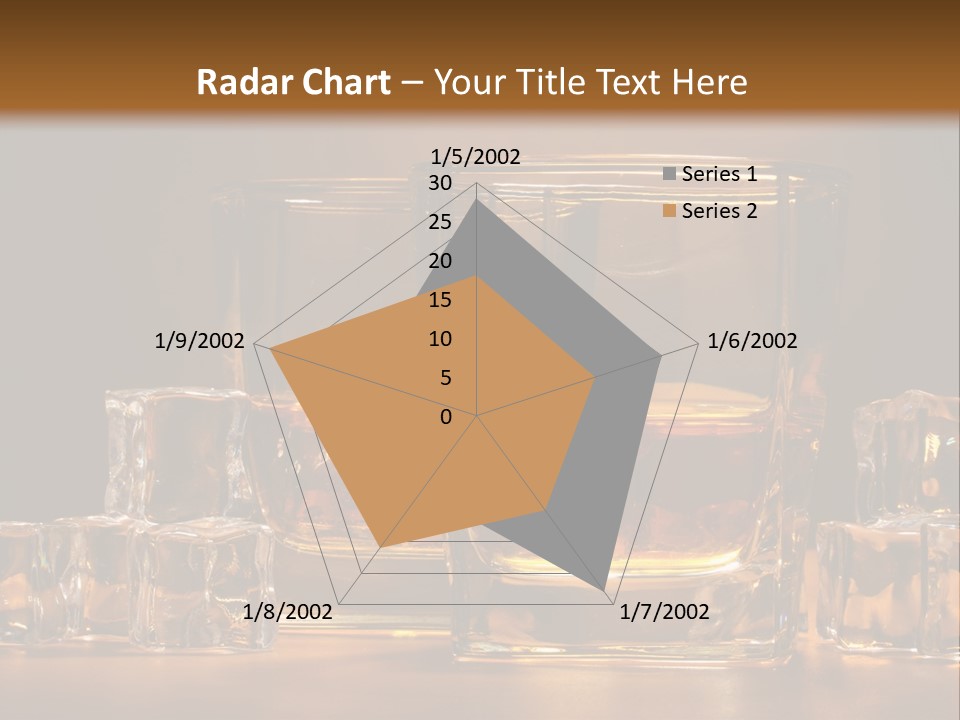 Whisky Cocktail Orange PowerPoint Template