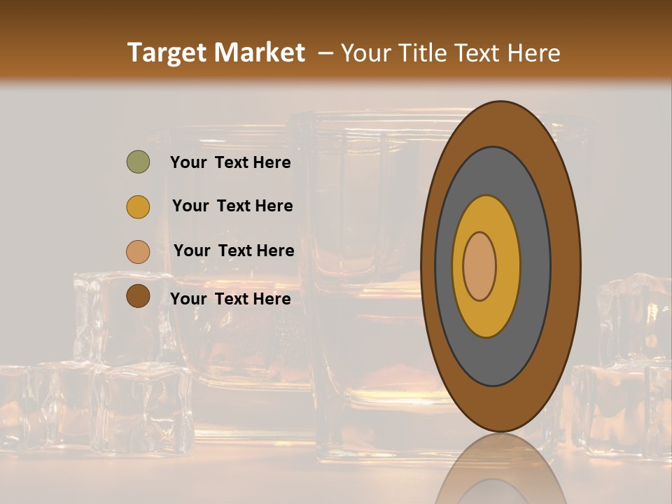 Whisky Cocktail Orange PowerPoint Template