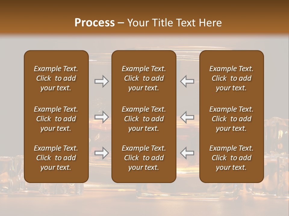 Whisky Cocktail Orange PowerPoint Template