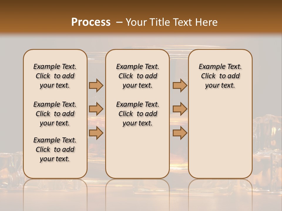 Whisky Cocktail Orange PowerPoint Template