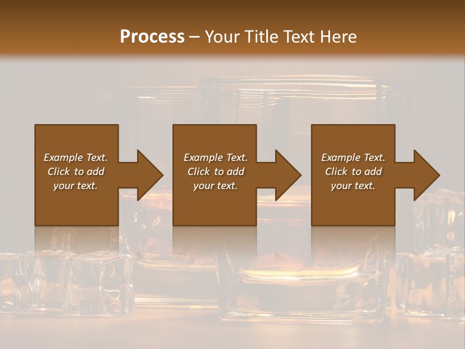 Whisky Cocktail Orange PowerPoint Template