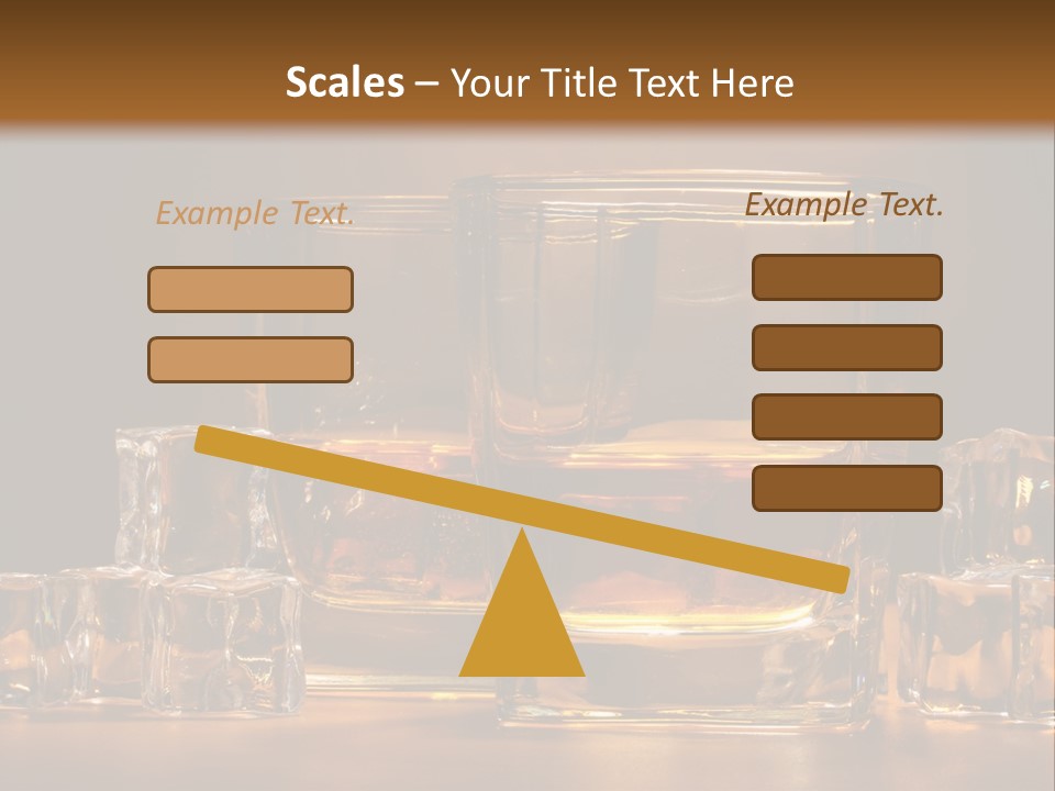 Whisky Cocktail Orange PowerPoint Template