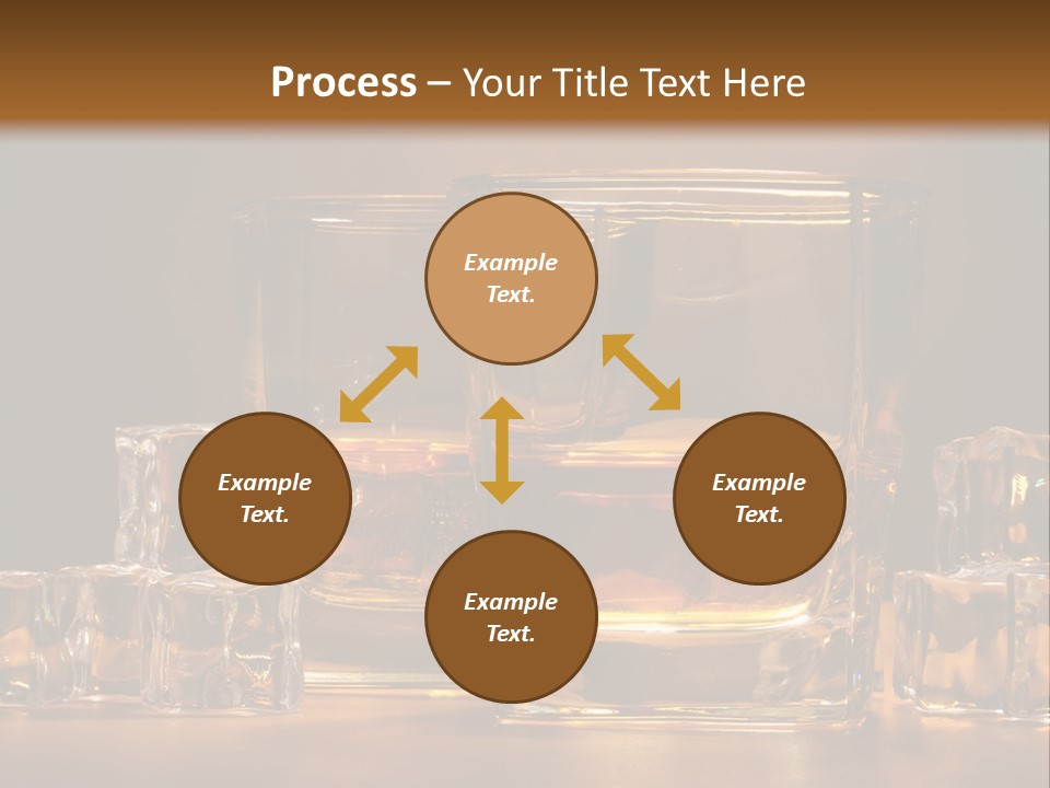 Whisky Cocktail Orange PowerPoint Template