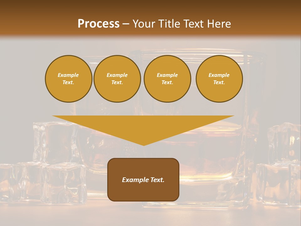 Whisky Cocktail Orange PowerPoint Template