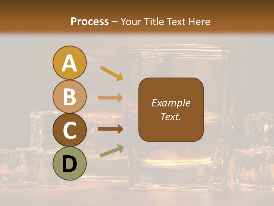 Whisky Cocktail Orange PowerPoint Template