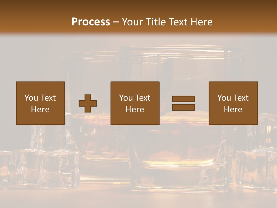 Whisky Cocktail Orange PowerPoint Template