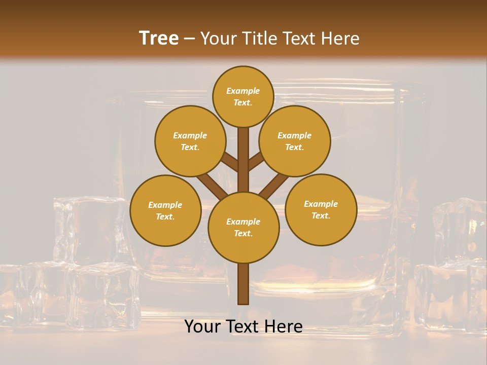 Whisky Cocktail Orange PowerPoint Template