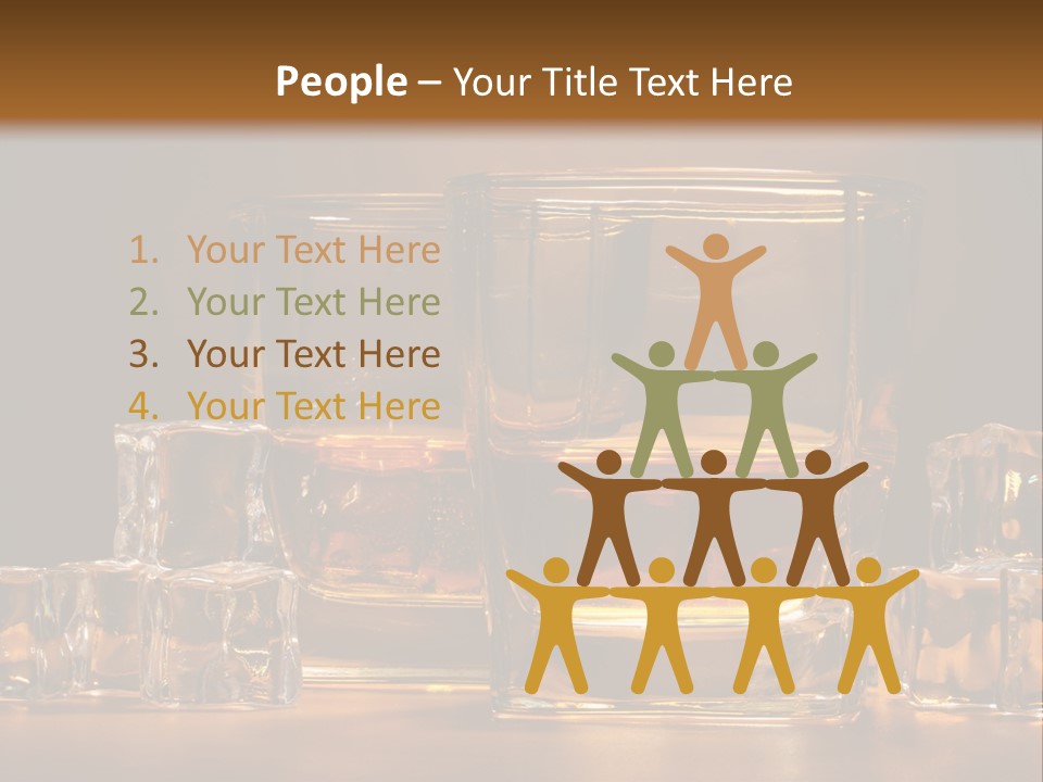 Whisky Cocktail Orange PowerPoint Template