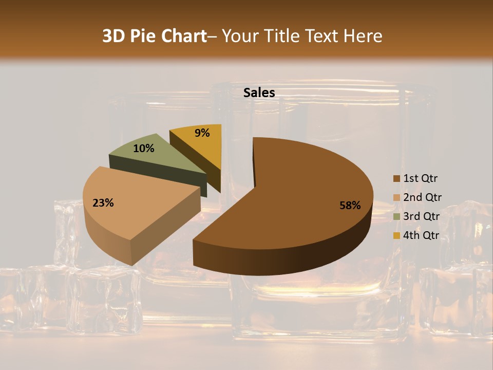 Whisky Cocktail Orange PowerPoint Template