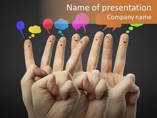 Success Idea Happiness PowerPoint Template