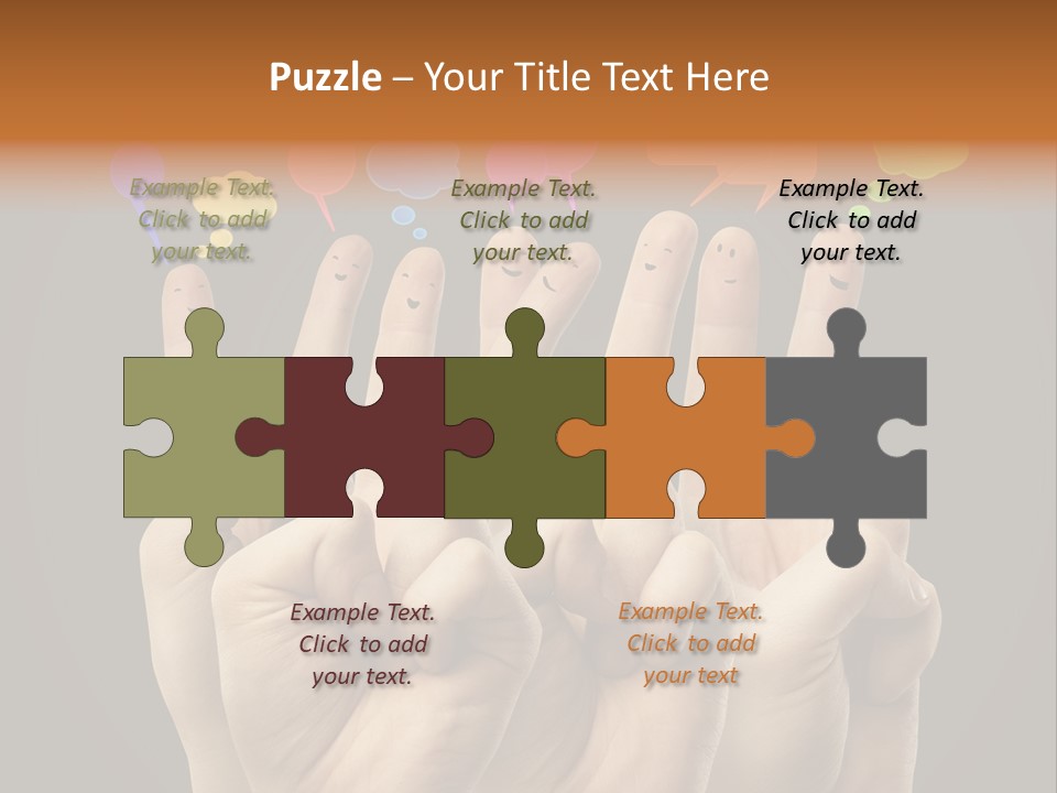 Success Idea Happiness PowerPoint Template