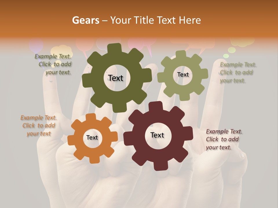 Success Idea Happiness PowerPoint Template