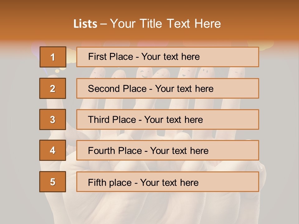 Success Idea Happiness PowerPoint Template