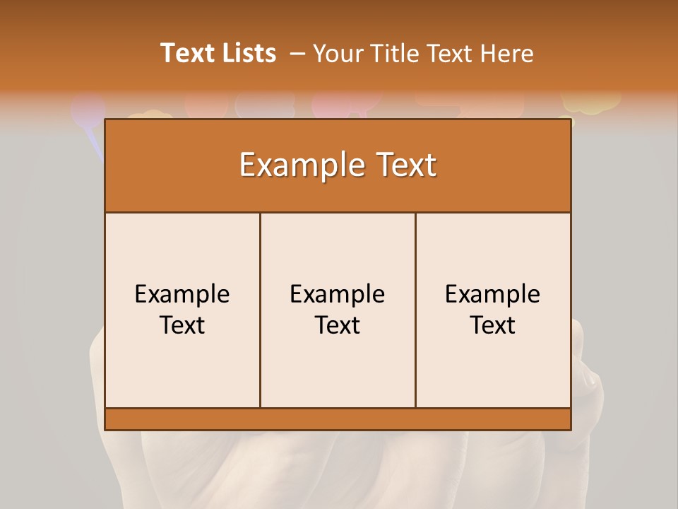 Success Idea Happiness PowerPoint Template