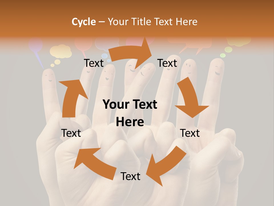 Success Idea Happiness PowerPoint Template