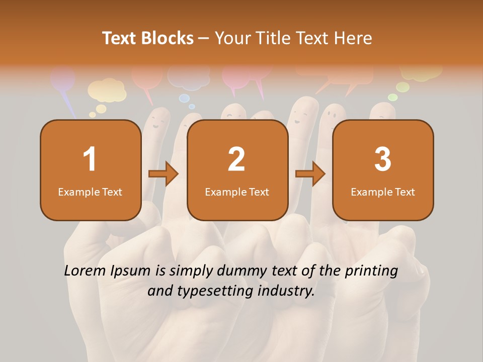 Success Idea Happiness PowerPoint Template