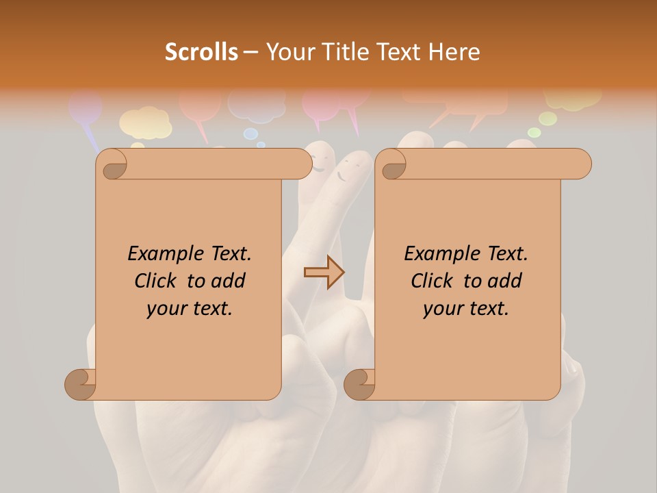 Success Idea Happiness PowerPoint Template