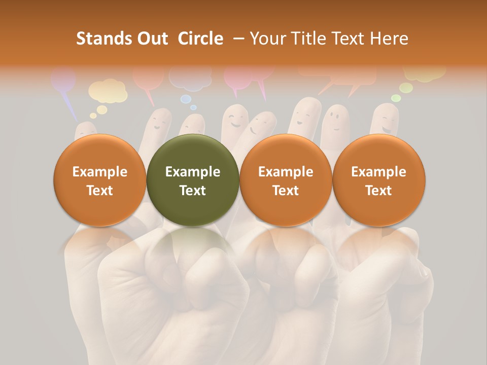 Success Idea Happiness PowerPoint Template