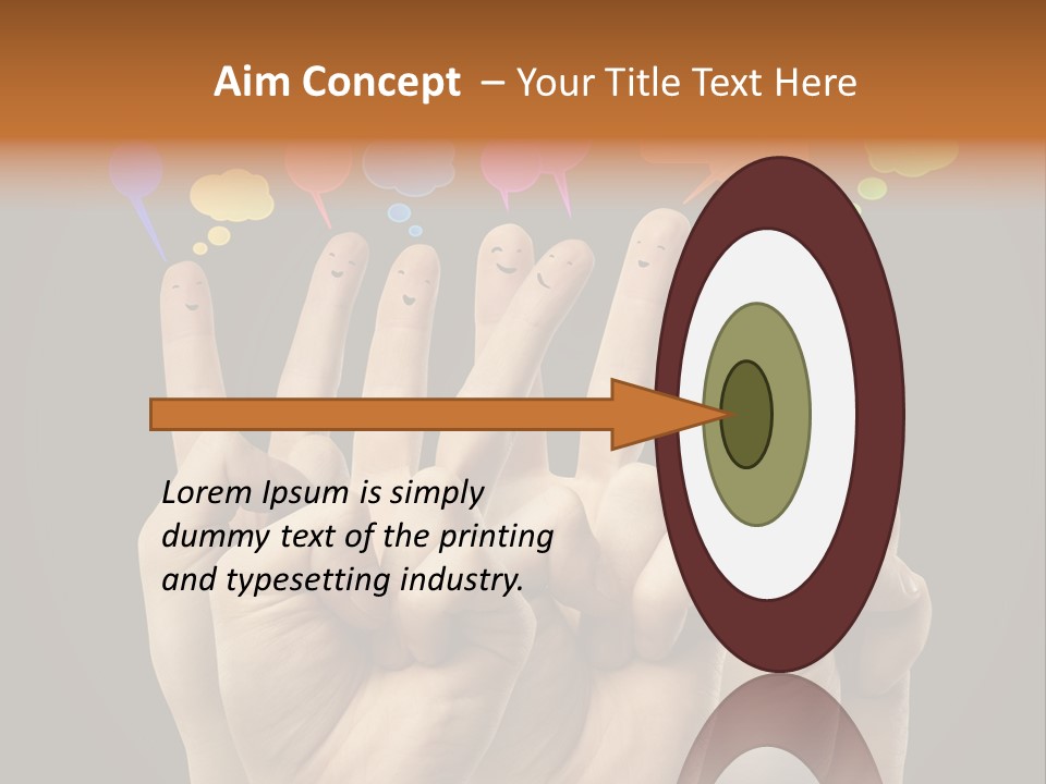 Success Idea Happiness PowerPoint Template