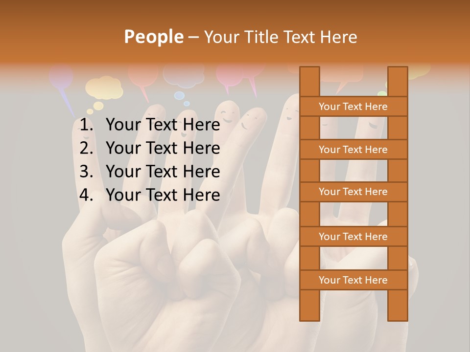 Success Idea Happiness PowerPoint Template